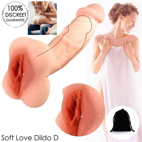 Dildo Sex Toys Adult Male Realistic Vagina Pocket Pussy Masturbators Soft Love - Picture 6 of 11