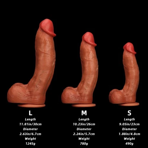 Silicone Realistic Huge Dildo Cock Thick Dong Suction Cup Female Masturbator - Picture 1 of 23