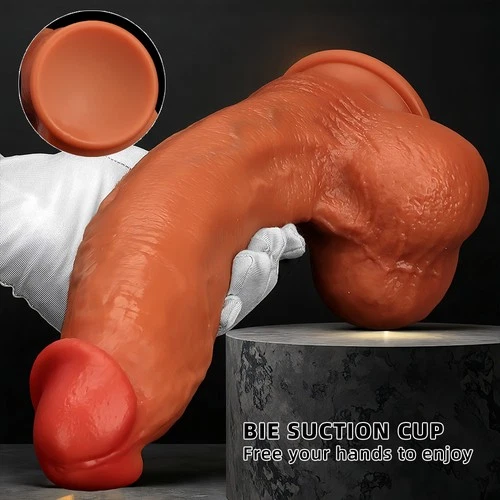 Silicone Realistic Huge Dildo Cock Thick Dong Suction Cup Female Masturbator - Picture 4 of 23