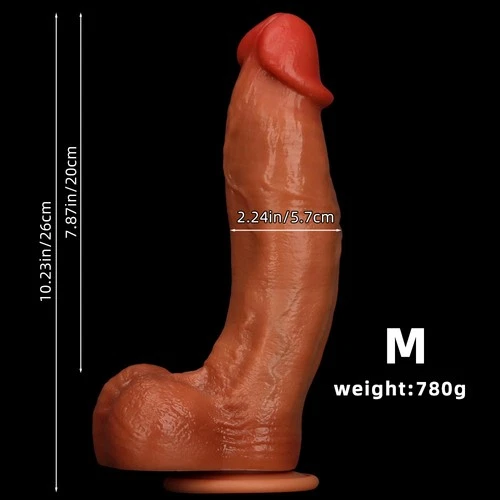 Silicone Realistic Huge Dildo Cock Thick Dong Suction Cup Female Masturbator - Picture 9 of 23